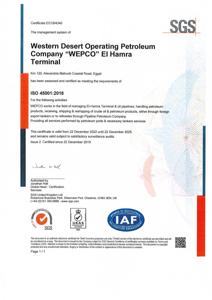CERTIFICATES 45001 _wepco_H.T